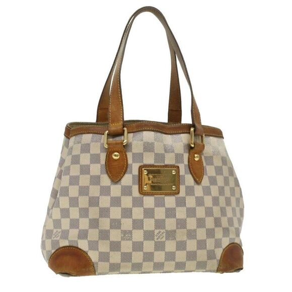 LOUIS VUITTON Damier Azur Hampstead PM Tote Bag - Picture 1 of 15